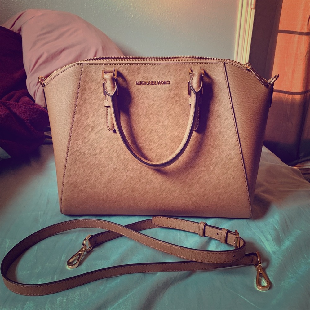 Michael Kors Tan Nude Purse